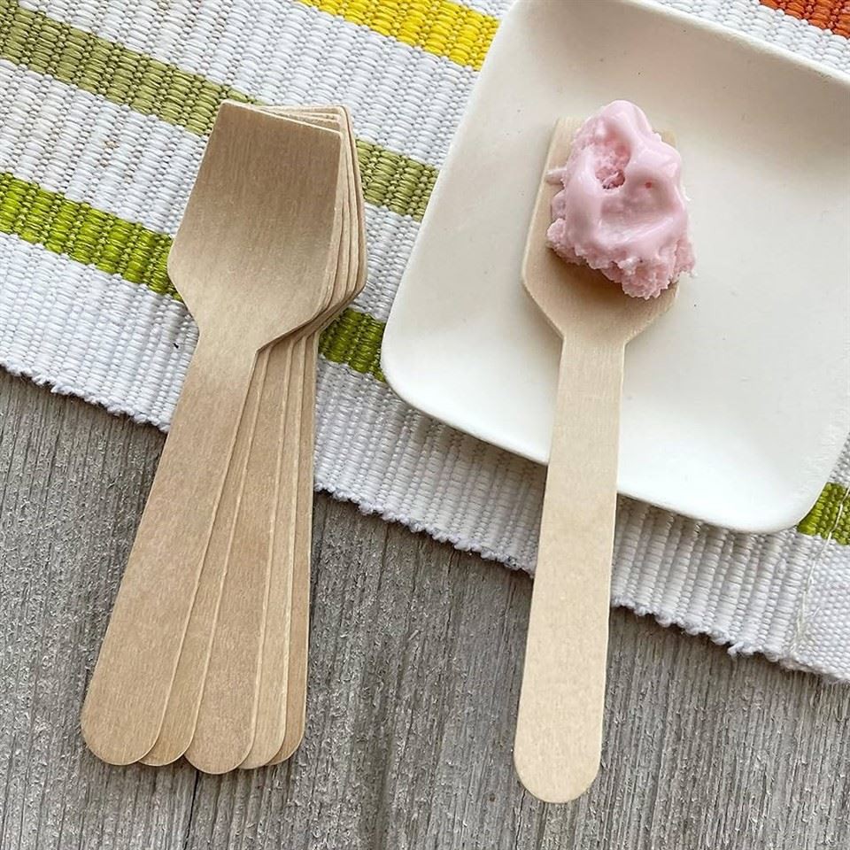 95mm Ice Cream Wooden Spoon