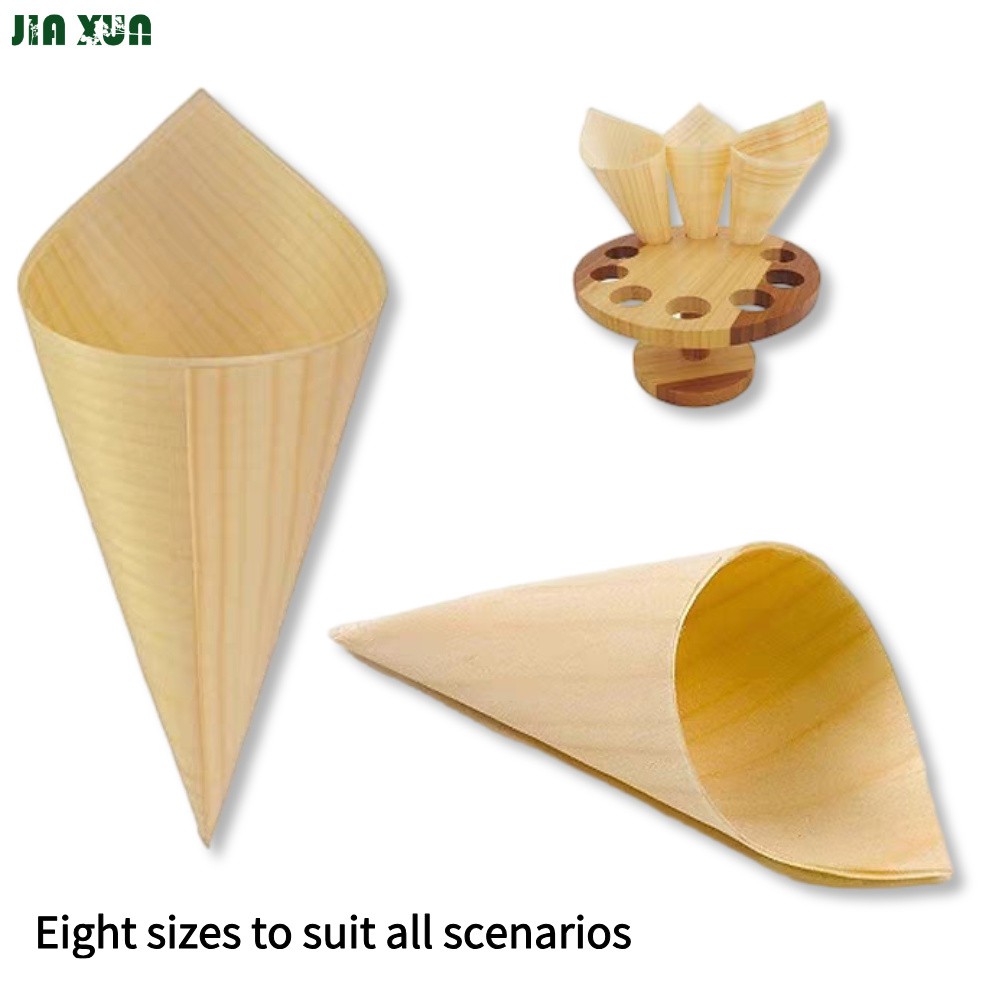 Disposable Wood Cones