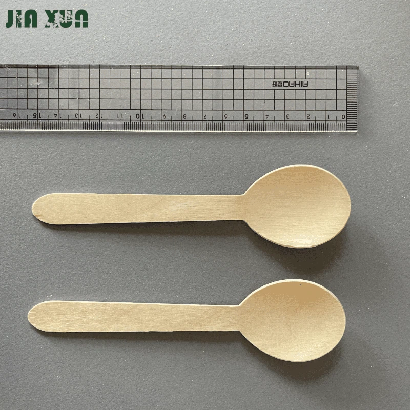 disposable cutlery wooden spoons