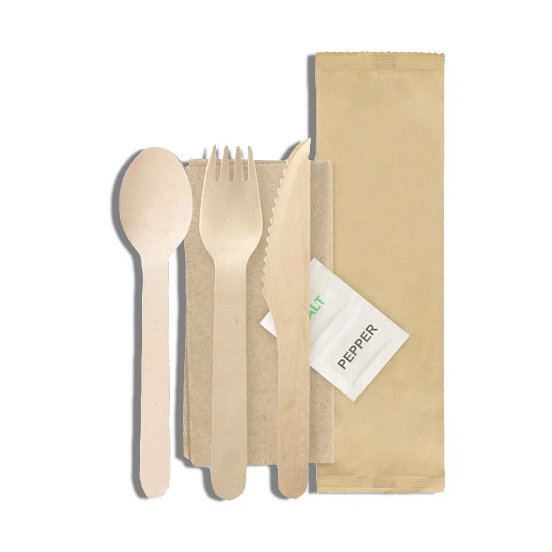 wooden takeaway cutlery